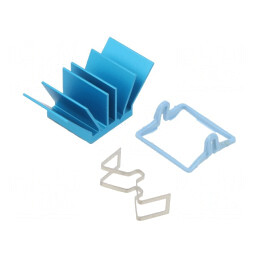 Radiator BGA Albastru 15x15mm | Electronic-mag.ro | Componente Electronice