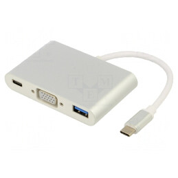 Adaptor USB 3.0/3.1 Alb 0.1m 5Gbps 60W PVC
