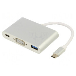 Adaptor USB 3.0/3.1 Alb 0.1m 5Gbps 60W PVC | Electronic-mag.ro | Componente Electronice