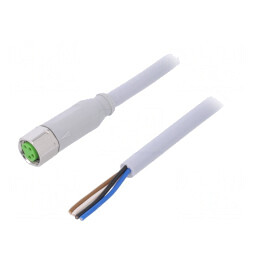 Cablu de conectare M8 PIN 4 drept 5m 30VAC PVC
