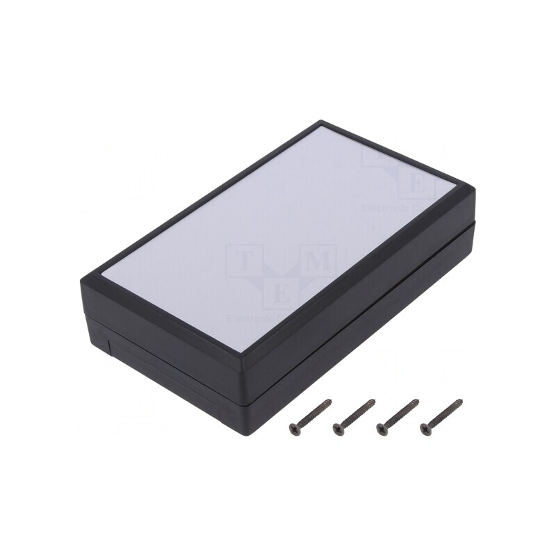 Carcasă ABS Neagră Universală 85mm x 145mm x 37mm | Electronic-mag.ro | Componente Electronice