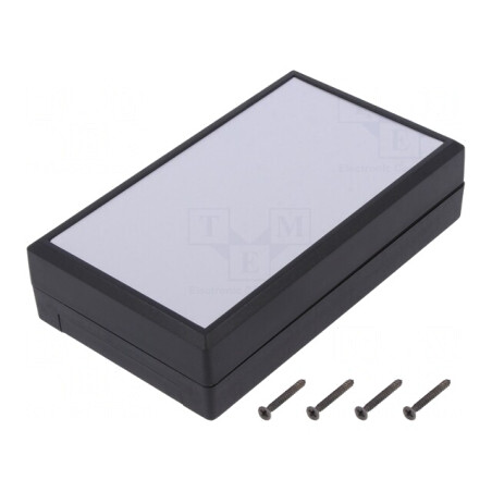 Carcasă ABS Neagră Universală 85mm x 145mm x 37mm | Electronic-mag.ro | Componente Electronice