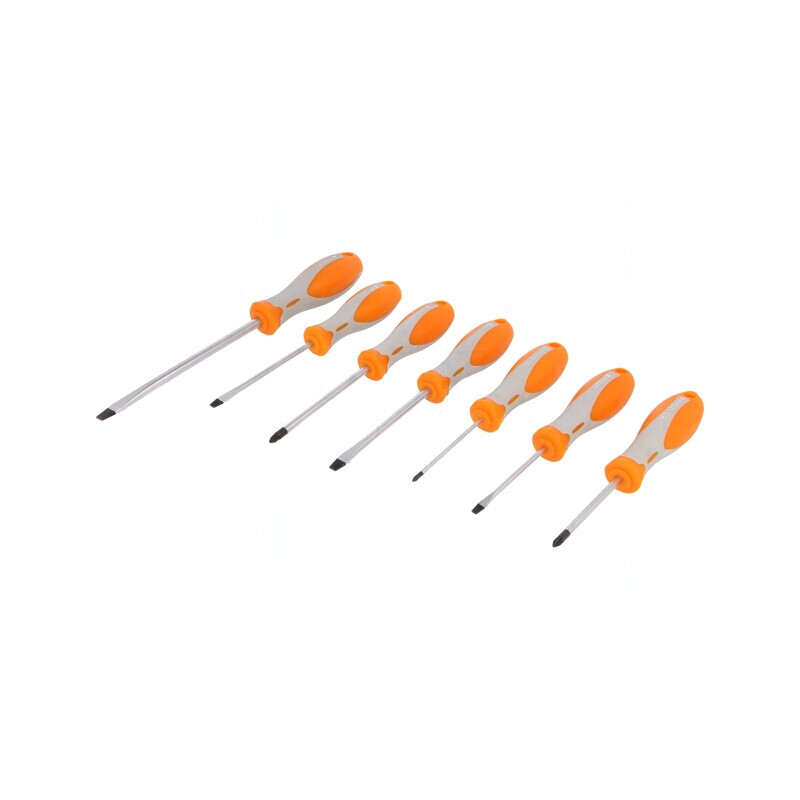 Set Șurubelnițe Pozidriv și Plate, 7 Bucăți | Electronic-mag.ro | Componente Electronice