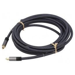 Cablu Toslink 10m Aurit PVC | Electronic-mag.ro | Componente Electronice