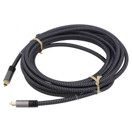 Cablu Toslink 10m Aurit PVC | Electronic-mag.ro | Componente Electronice