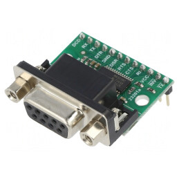 Modul: convertor | D-Sub 9pin,şiruri pini | Interfaţă: GPIO,RS232 | 23201A SERIAL ADAPTER