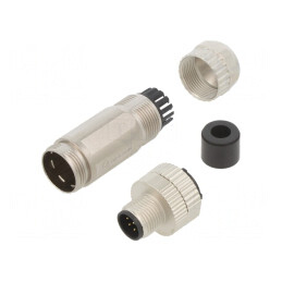 Mufă M12 8-Pin Tată DeviceNet/CANopen IP65 pe Cablu | Electronic-mag.ro | Componente Electronice