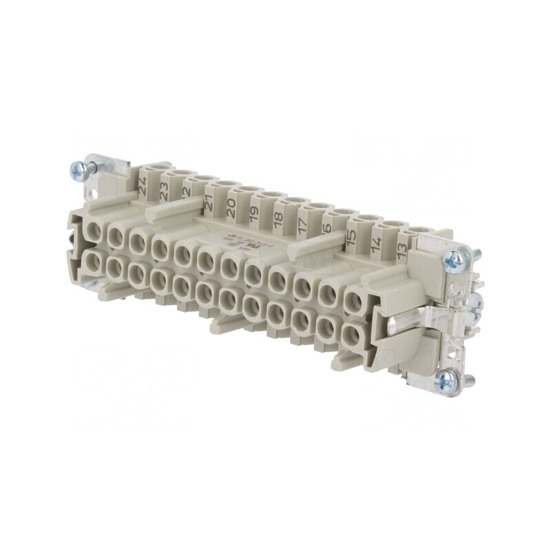 Conector HDC Mamă 24P 24 Inserturi | Electronic-mag.ro | Componente Electronice