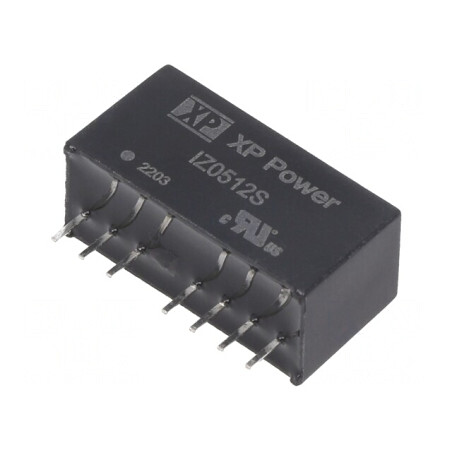 Convertor DC/DC 3W 4.5-9V la 12V/-12V SIP IZ0512S | Electronic-mag.ro | Componente Electronice