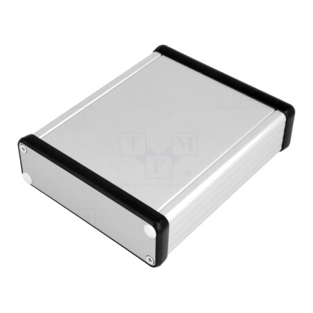 Carcasă aluminiu gri 103x120x30mm | Electronic-mag.ro | Componente Electronice