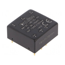 Convertor DC/DC 15W 36-75V la 12V 1.25A | Electronic-mag.ro | Componente Electronice