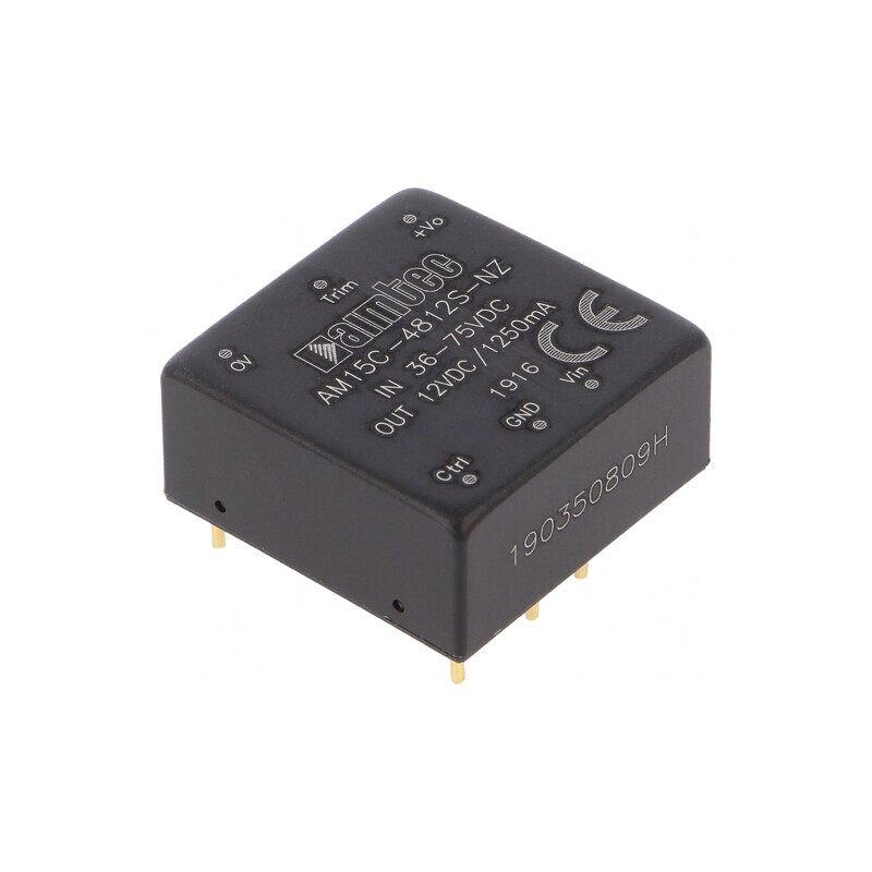 Convertor DC/DC 15W 36-75V la 12V 1.25A | Electronic-mag.ro | Componente Electronice Convertor DC/DC 15W 36-75V la 12V 1.25A | Electronic-mag.ro | Componente Electronice