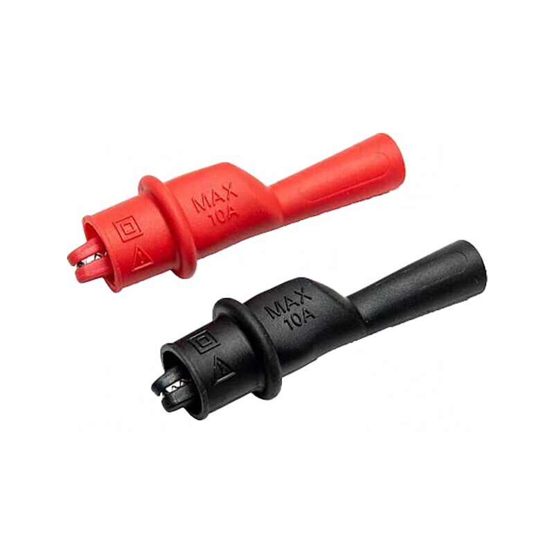Bornă crocodil 10A neagră/roşie prindere max.8mm | Electronic-mag.ro | Componente Electronice Bornă crocodil 10A neagră/roşie prindere max.8mm | Electronic-mag.ro | Componente Electronice