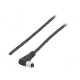 Mufă M5 Aurită 3 PIN IP67 60V | Electronic-mag.ro | Componente Electronice