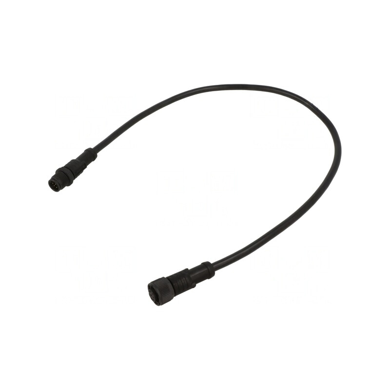 Cablu Senzori Automatizări M12-M12 0.5m | Electronic-mag.ro | Componente Electronice