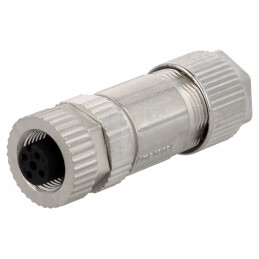 Mufă M12 5 pini mamă IP67 pe cablu | Electronic-mag.ro | Componente Electronice