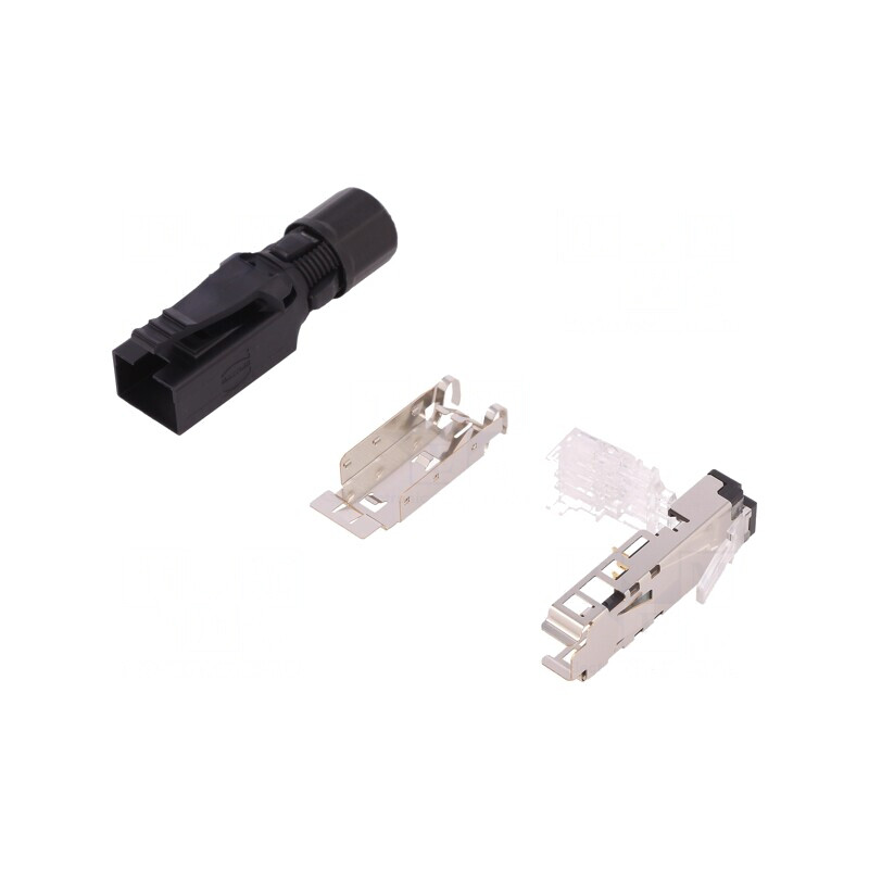 Mufă RJ45 ecranată Cat 5 8p4c 4,5-8mm | Electronic-mag.ro | Componente Electronice