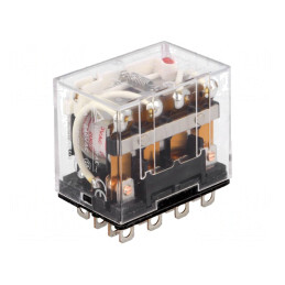 Releu Electromagnetic 4PDT 220VAC 10A | Electronic-mag.ro | Componente Electronice