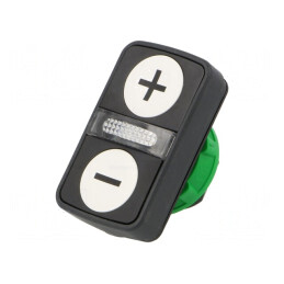 Comutator dublu 22mm IP66 alb/alb | Electronic-mag.ro | Componente Electronice