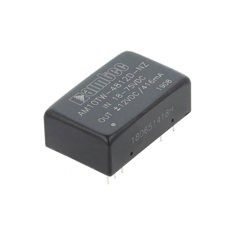 Convertor DC/DC 10W 18-75V la 12V/-12V | Electronic-mag.ro | Componente Electronice