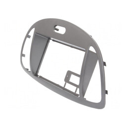 Cadru radio Hyundai 2 DIN argintie | Electronic-mag.ro | Componente Electronice