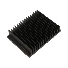 Radiator Extrudat Negru 100mm x 141,05mm x 33,3mm 1K/W | Electronic-mag.ro | Componente Electronice