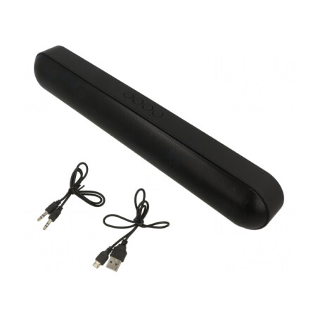 Difuzor Portabil Bluetooth Negru cu MicroSD și USB | Electronic-mag.ro | Componente Electronice