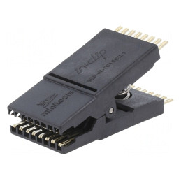 Clips de Măsurare Aurit DIL16 Negru 10mm 150°C | Electronic-mag.ro | Componente Electronice