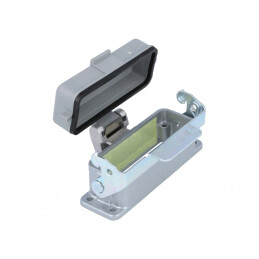 Carcasă pentru conectori HDC C146 dim. A16 cu clichet | Electronic-mag.ro | Componente Electronice