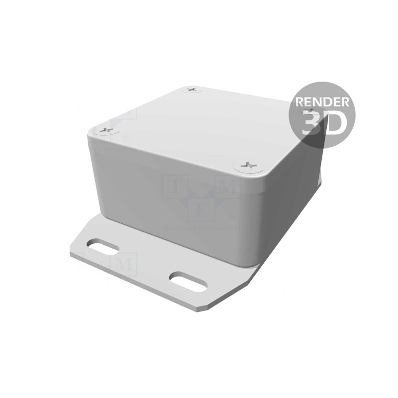 Carcasă Universală cu Lame de Fixare 50x50x25mm | Electronic-mag.ro | Componente Electronice