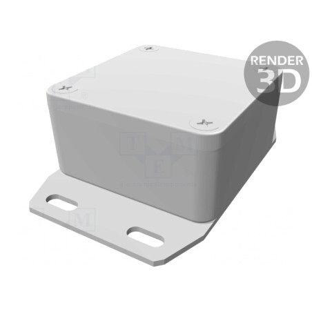 Carcasă Universală cu Lame de Fixare 50x50x25mm | Electronic-mag.ro | Componente Electronice