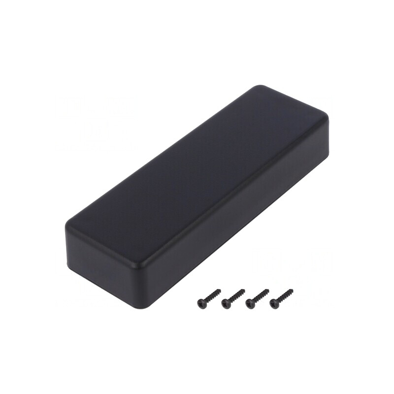 Carcasă universală SMART ABS neagră 52x153x28mm | Electronic-mag.ro | Componente Electronice