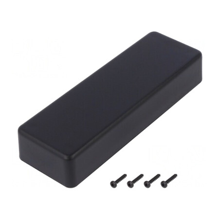 Carcasă universală SMART ABS neagră 52x153x28mm | Electronic-mag.ro | Componente Electronice