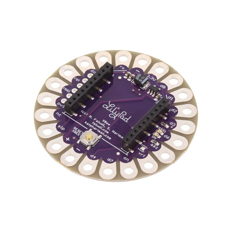 Adaptor XBee LilyPad 50mm Goldpin | Electronic-mag.ro | Componente Electronice Adaptor XBee LilyPad 50mm Goldpin | Electronic-mag.ro | Componente Electronice