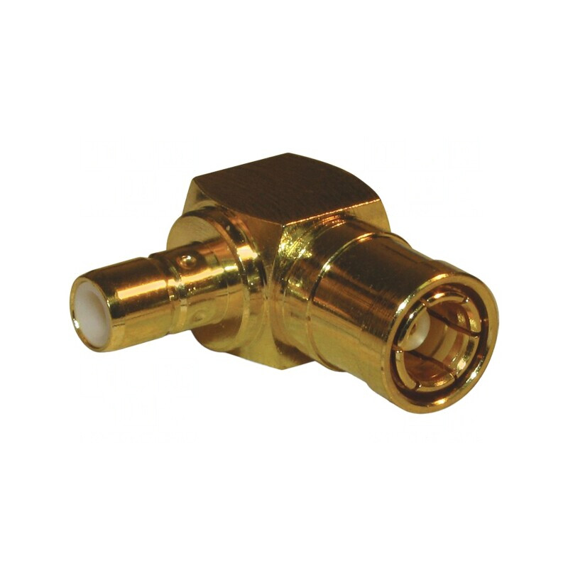Adaptor SMB Tată-Mamă PTFE 50Ω Alamă 4GHz | Electronic-mag.ro | Componente Electronice
