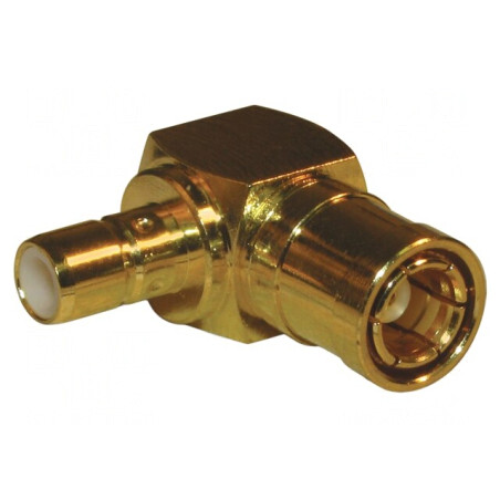 Adaptor SMB Tată-Mamă PTFE 50Ω Alamă 4GHz | Electronic-mag.ro | Componente Electronice