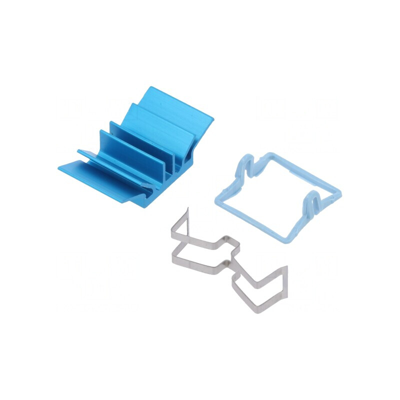Radiator extrudat cu aripioare BGA albastru 15x15mm | Electronic-mag.ro | Componente Electronice Radiator extrudat cu aripioare BGA albastru 15x15mm | Electronic-mag.ro | Componente Electronice