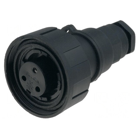 Mufă Mamă Circulară 3 PIN Filet Interior PX0731/S | Electronic-mag.ro | Componente Electronice