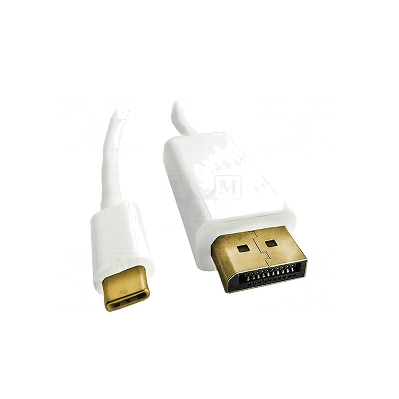 Adaptor DisplayPort 1.2 cu USB 3.1, 2m, Alb | Electronic-mag.ro | Componente Electronice Adaptor DisplayPort 1.2 cu USB 3.1, 2m, Alb | Electronic-mag.ro | Componente Electronice