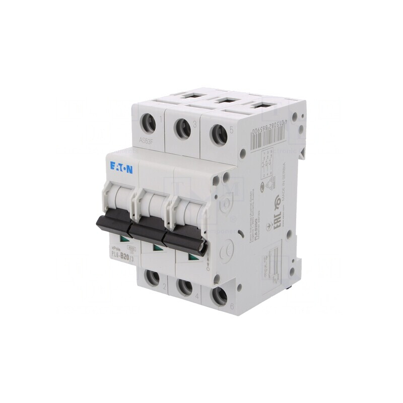 Întrerupător Supracurent 20A 3 Poli 230/400V 6kA | Electronic-mag.ro | Componente Electronice Întrerupător Supracurent 20A 3 Poli 230/400V 6kA | Electronic-mag.ro | Componente Electronice