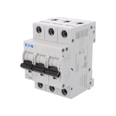 Întrerupător Supracurent 20A 3 Poli 230/400V 6kA | Electronic-mag.ro | Componente Electronice