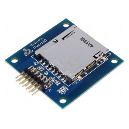 Modul Pmod | adaptor | SPI | soclu carduri SD | placă prototip | 