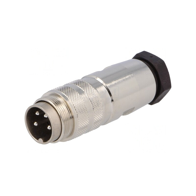 Conector M16 Mufă Tată Lipire 4 Pin 5A 300V Drept | Electronic-mag.ro | Componente Electronice