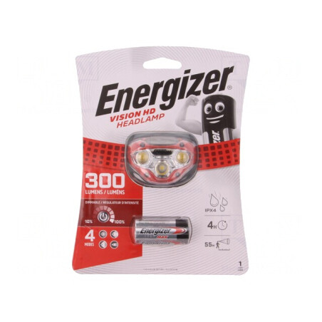 Lanternă LED pentru cască, etanşă, 150lm, roşie, 8h VISION HD | Electronic-mag.ro | Componente Electronice