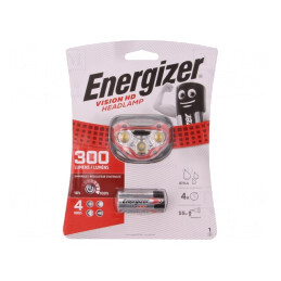 Lanternă LED pentru cască, etanşă, 150lm, roşie, 8h VISION HD | Electronic-mag.ro | Componente Electronice