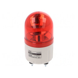 Semnalizator Luminos Rotativ Roșu 24VDC IP44 | Electronic-mag.ro | Componente Electronice