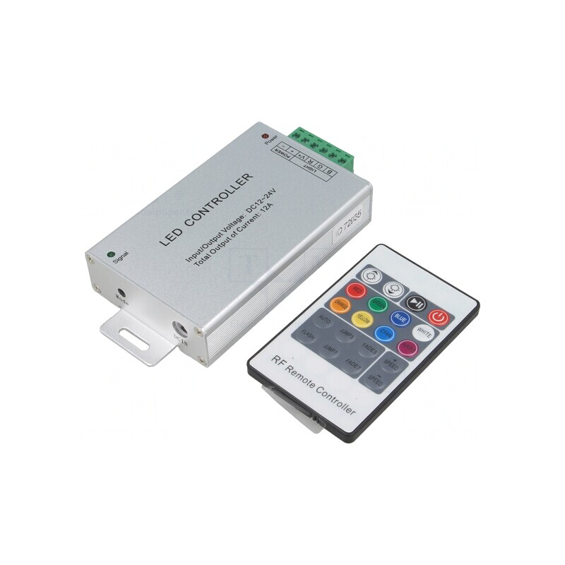 Controler LED RGB 3 Canale 12A Argintiu | Electronic-mag.ro | Componente Electronice Controler LED RGB 3 Canale 12A Argintiu | Electronic-mag.ro | Componente Electronice