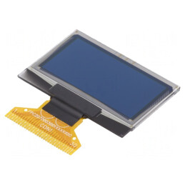 Afișaj OLED Grafic 1,28" 128x64 Galben | Electronic-mag.ro | Componente Electronice