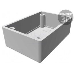 Carcasă Ecranare 56x81x40mm ABS Oțel Inoxidabil | Electronic-mag.ro | Componente Electronice