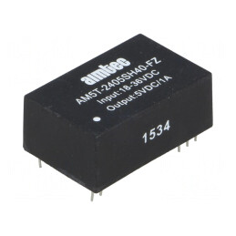 Convertor DC/DC 18-36V la 12V 6W 500mA DIP24 | Electronic-mag.ro | Componente Electronice